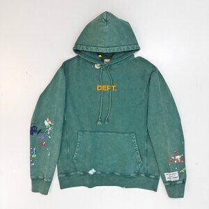 Gallery Dept.Green Hoodie With Paint Splatters